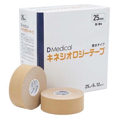 Dmedicalキネシオロジーテープ 25288300 DKS-25(25MM)12ホンイリ 1箱(12入)（直送品）