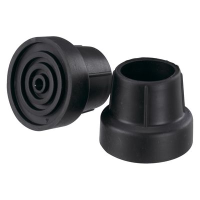 クリスタル産業 交換用足ゴム(φ19mm) 23623520 NO.17(ブラック) 1個（直送品）