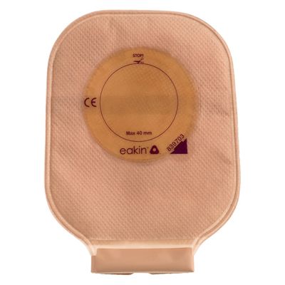 イーキンパウチ新生児用フラット ドレナブル(新生児用) 24476801 839703(0-40MM)30マイ 1箱(30入)（直送品）