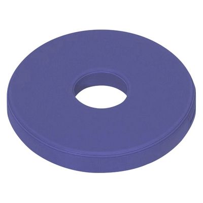 【軒先渡し】高田ベッド 円座クッション 25284900 ビニルレザーライトブルー TB-1449(40X5CM) 1個（直送品）