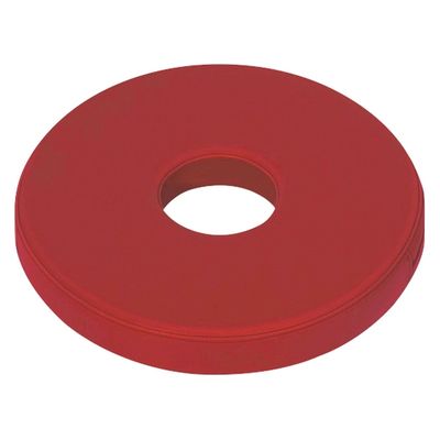 【軒先渡し】高田ベッド 円座クッション 25284900 ビニルレザーレッド TB-1449(40X5CM) 1個（直送品）