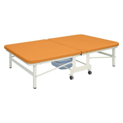 高田ベッド キングベンダ 25353702 ビニルレザーオレンジ TB-466(100X180X45CM) 1台（直送品）