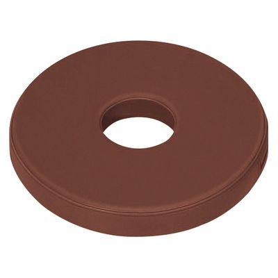 【軒先渡し】高田ベッド 円座クッション 25284900 ビニルレザーライトブラウン TB-1449(40X5CM) 1個（直送品）