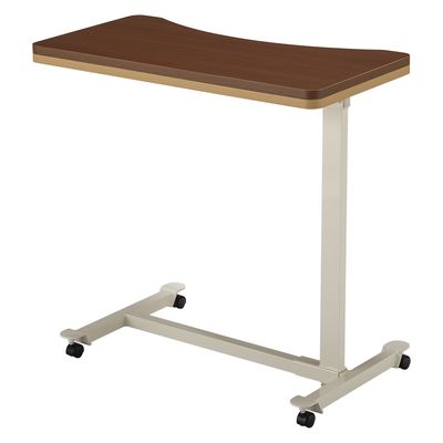 【軒先渡し】高田ベッド エコノミーベッドサイドテーブル キャスタータイプ 25329103 ブラウン TB-BST-0280(キャスター) 1台（直送品）