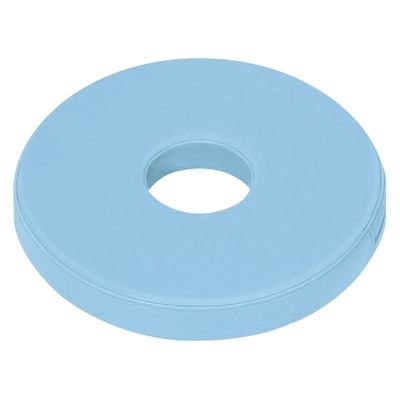 【軒先渡し】高田ベッド 円座クッション 25284900 ビニルレザースカイブルー TB-1449(40X5CM) 1個（直送品）