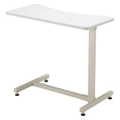 【軒先渡し】高田ベッド エコノミーベッドサイドテーブル アジャスタータイプ 25329001 ホワイト TB-BST-0170(アジャスター) 1台（直送品）