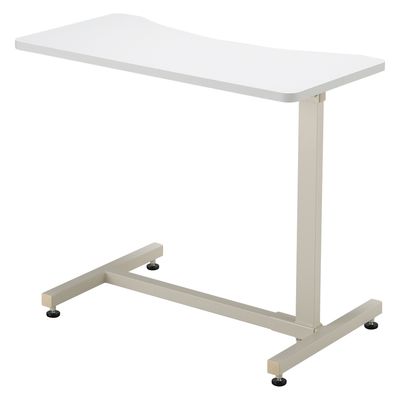 【軒先渡し】高田ベッド エコノミーベッドサイドテーブル アジャスタータイプ 25329000 ホワイト TB-BST-0165(アジャスター) 1台（直送品）