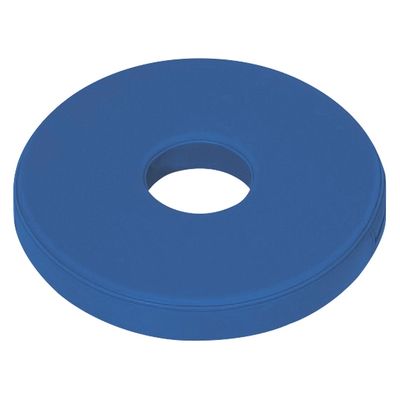 【軒先渡し】高田ベッド 円座クッション 25284900 ビニルレザーメディブルー TB-1449(40X5CM) 1個（直送品）