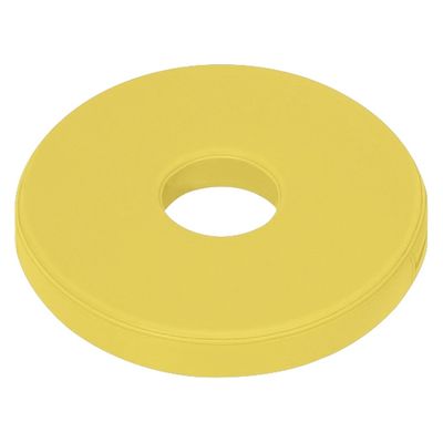 【軒先渡し】高田ベッド 円座クッション 25284900 ビニルレザーイエロー TB-1449(40X5CM) 1個（直送品）