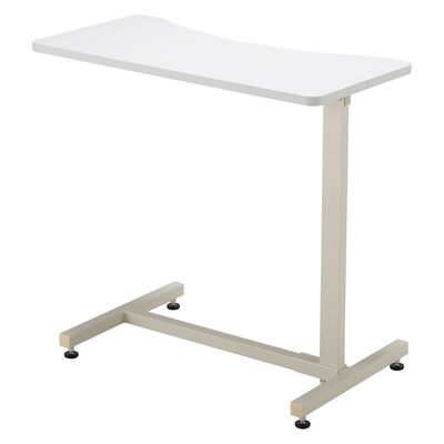 【軒先渡し】高田ベッド エコノミーベッドサイドテーブル アジャスタータイプ 25329003 ホワイト TB-BST-0180(アジャスター) 1台（直送品）