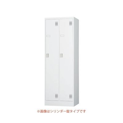 アズワン TLKスタンダードロッカー 2人用 ダイヤル錠 65-9622-80 1台（直送品）