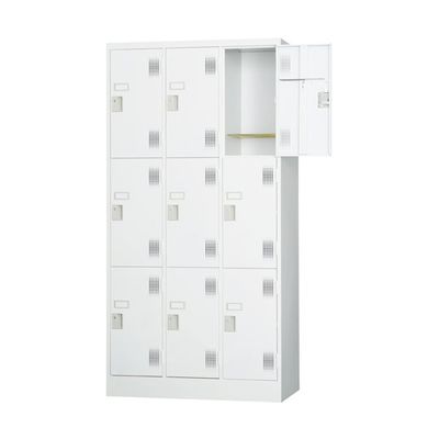 アズワン TLKスタンダードロッカー 3列3段 9人用 シリンダー錠 65-9622-91 1台（直送品）