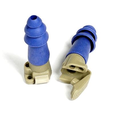 モルデックスジャパン バトルプラグ耐衝撃音用耳せん(コード付き) XSサイズ 6496 1箱(50組) 62-8553-70（直送品）