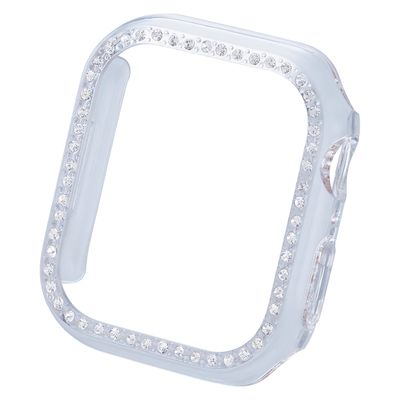 アップルウォッチカバー [41mm] バンパー ハード ラインストーン クリア AW-23BBPPJCR エレコム 1個（直送品）