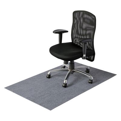 チェアマット 90cm×140cm 厚さ4mm ずれにくい ノンスリップ加工 グレー FB-CM01GY-AZ エレコム 1個（直送品）