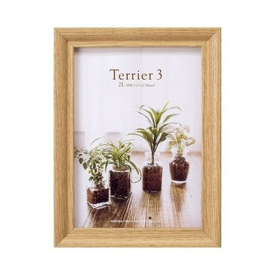 ハクバ写真産業 フォトフレーム テリア3 2Lサイズ 1面 ナチュラル FWTR3-NT2L1 1個 62-9752-55（直送品）