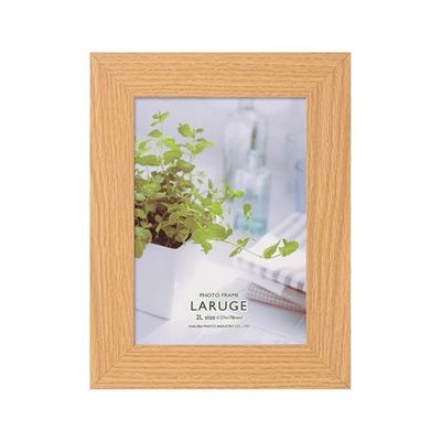 ハクバ写真産業 フォトフレーム LARUGE (ラルジェ) 2L ナチュラル FLAR-NT2L 1パック 62-9759-27（直送品）