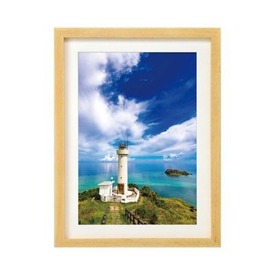 ハクバ写真産業 木製額縁 MMー01 A4サイズ スタンド付 ナチュラル FWMM01-NTA4 1個 62-9754-95（直送品）