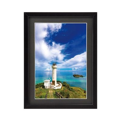 ハクバ写真産業 木製額縁 MMー01 A4サイズ スタンド付 ブラック FWMM01-BKA4 1個 62-9754-93（直送品）