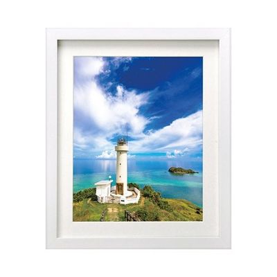 ハクバ写真産業 木製額縁 MMー01 6切サイズ スタンド付 ホワイト FWMM01-WT6 1個 62-9755-09（直送品）