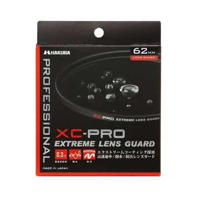 ハクバ写真産業 XCーPRO エクストリーム レンズガード フィルター 62mm CF-XCPRLG62 1個 62-9761-67（直送品）