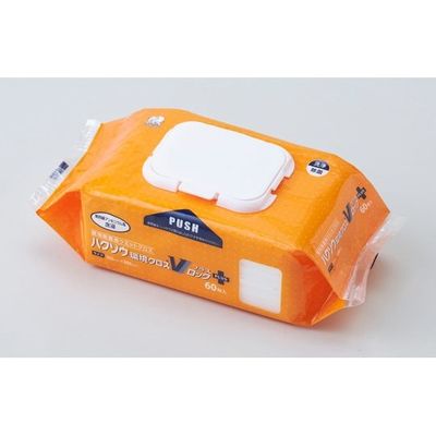 ハクゾウメディカル ハクゾウ環境クロス Vロックプラス 180mm×300mm 60枚入 3395016 1個(60枚) 65-1842-51（直送品）