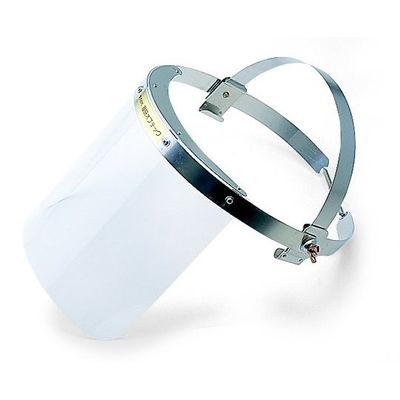 理研オプテック ヘルメット取付型防災面 206V(バイザー付) クリア 206V 8" 1個 65-1337-60（直送品）