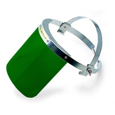 理研オプテック ヘルメット取付型防災面 206V(バイザー付) グリーン 206V 8" G3 1個 65-1337-61（直送品）