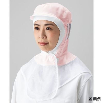 東洋リントフリー 毛髪落下防止フード ピンク L 3K2351-P 1枚 65-1696-17（直送品）