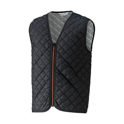 日の丸繊維 インナーベスト 蓄熱保温素材 ブラック LL 65-1702-99 1着（直送品）