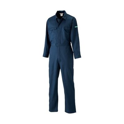 日の丸繊維 続服 綿100% ネイビー 3L 65-1704-06 1着（直送品）