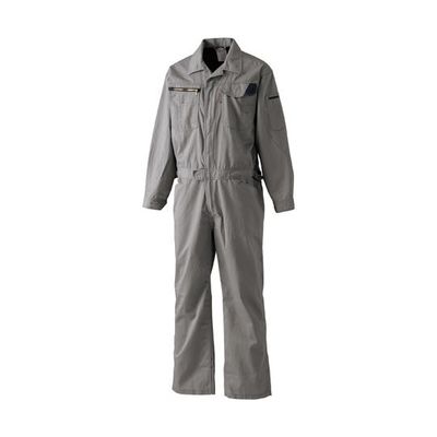 アズワン 続服 綿100%(ブロークンツイル) グレー S 65-1705-60 1着（直送品）