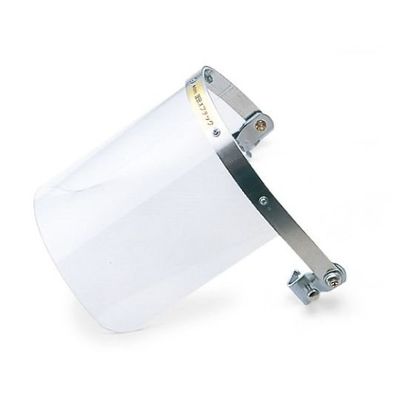 理研オプテック ヘルメット取付型防災面 クリア 305(W)×205(H)×2mm NV-201 1個 65-1745-47（直送品）