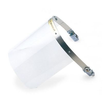 理研オプテック ヘルメット取付型防災面 クリア 305(W)×205(H)×2mm NB-201 1個 65-1745-51（直送品）