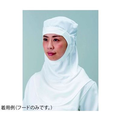 東洋リントフリー 着用快適フード 白 M JL491C-01 1枚 65-1918-03（直送品）