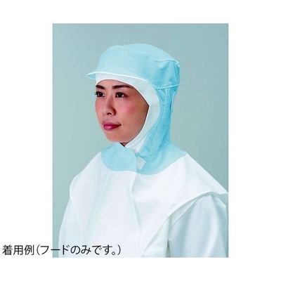 東洋リントフリー 着用快適フード 前合わせ式 青 M JL492C-02 1枚 65-1918-15（直送品）