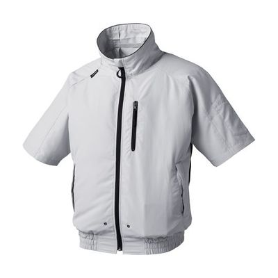 アタックベース 半袖ジャケット S グレー 055 1枚 65-3358-57（直送品）