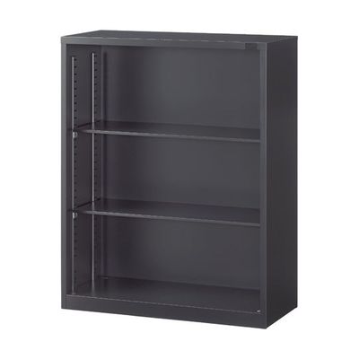 生興 A4判対応書庫ASK ブラック H1110mm 下置用 オープン W880 ASK-34K 1台 65-3698-09（直送品）