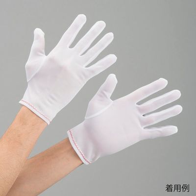 東洋リントフリー ナイロンハーフ トリコットグローブ L 10双入 FZ710C-01 1袋(10双) 65-3865-55（直送品）
