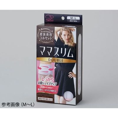 ハクゾウメディカル meetuu ママスリム ダブル L~LL 1枚 1490527 63-5580-32（直送品）