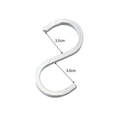 オン・オフインターナショナル スチール製ディスプレー用フック スクエアタイプ クロームメッキ 61-752-78-1 1セット(5個)（直送品）