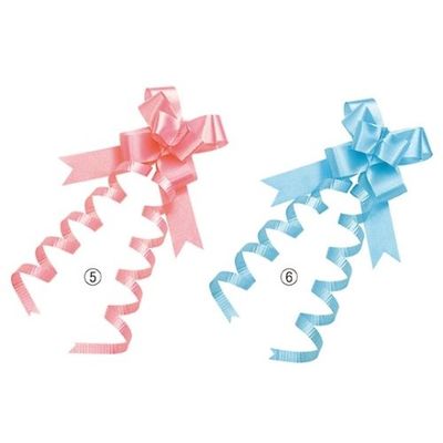 東京リボン エレガンスボウ 24mm幅 ブルー 61-274-5-13 1セット(50個) 61-7273-88（直送品）