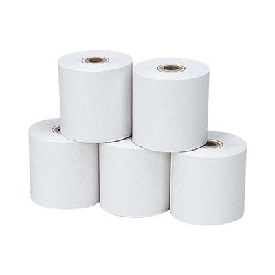 汎用サーマル(感熱紙) ロールペーパー 中保存タイプ 紙幅44×外径80mm 入数5巻 61-550-10-1 1セット(5巻)（直送品）