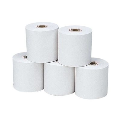 クリエイティア 汎用サーマル(感熱紙)ロールペーパー 紙幅44×外径80mm 入数5巻 61-550-12-1 1セット(5巻)（直送品）