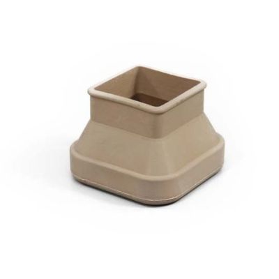 光 フリーサイズゴム脚キャップ(バラ) 角 30~40ミリ用 ベージュ F4-3402 1個 61-7395-24（直送品）