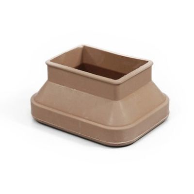 光 フリーサイズゴム脚キャップ(バラ) 長角 ベージュ 35×50~52×65mm用 F55-6502 1個 61-7395-32（直送品）