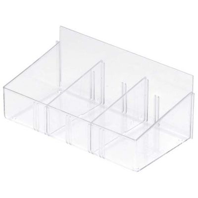 サカセ化学工業 与薬トレー 透明 YS-01 1個 64-5196-35（直送品）