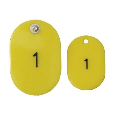 光 親子札 黄 1~50 KF968A-4 1箱(50組) 64-4791-88（直送品）