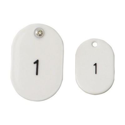 光 親子札 白 1~50 KF968A-5 1箱(50組) 64-4791-89（直送品）