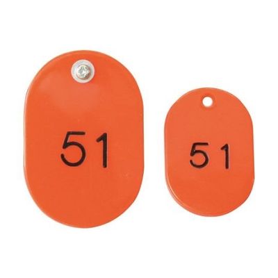 光 親子札 赤 51~100 KF968B-1 1箱(50組) 64-4791-90（直送品）